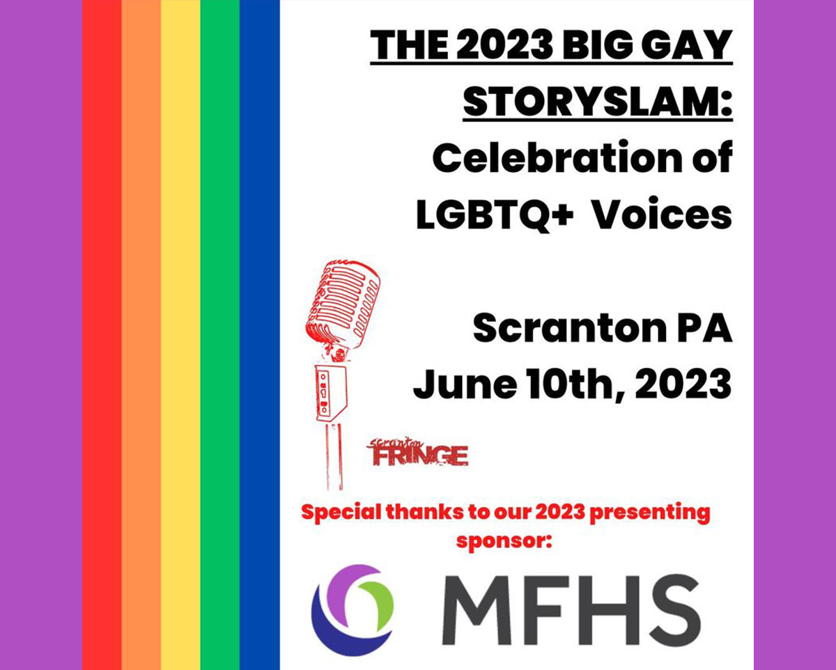 MFHS Sponsors the 2023 Big Gay StorySlam
