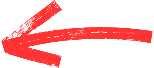 A decorative red arrow pointed left that looks like it was made with a thick marker.
