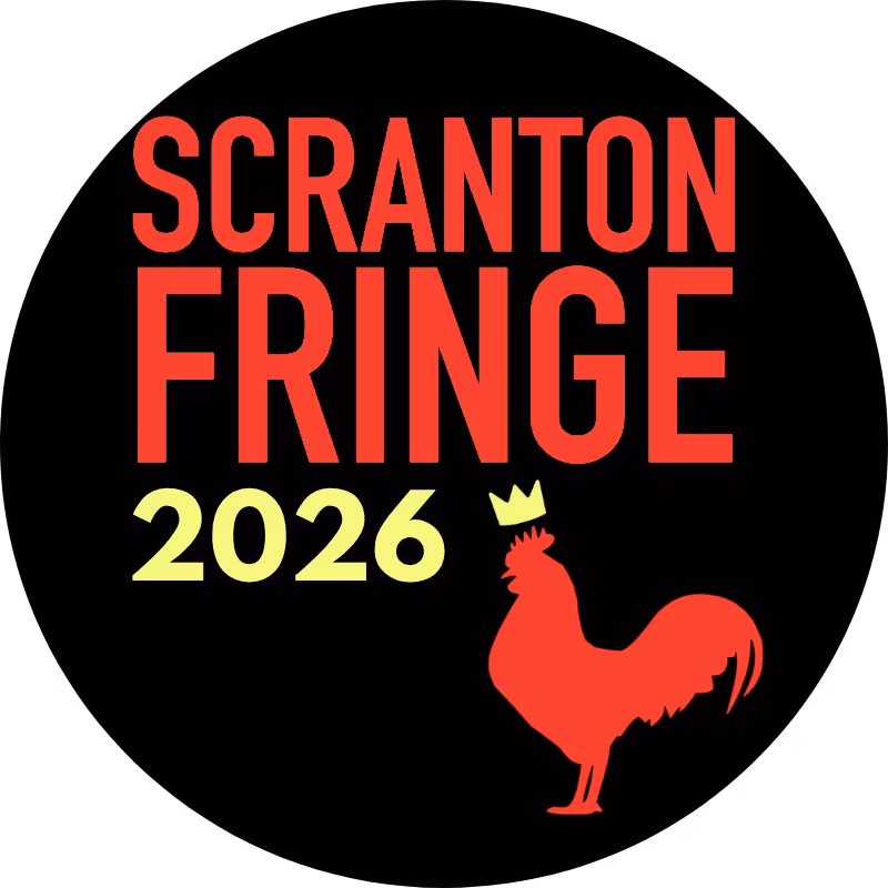 Mockup image of the 2026 Scranton Fringe Festival Button